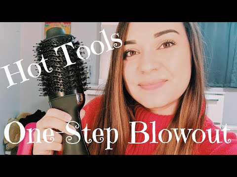 HOT TOOLS One Step Blowout on LONG, THICK HAIR | Tutorial